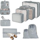 SHOP YOLO-Packing Cubes Kledingtassen-Reisorganizer Verpakkingszakken-Waterdichte Reisbenodigdheden Tas-Set 9-delig-Sinterklaas Cadeautjes - Kerstcadeau Vrouw