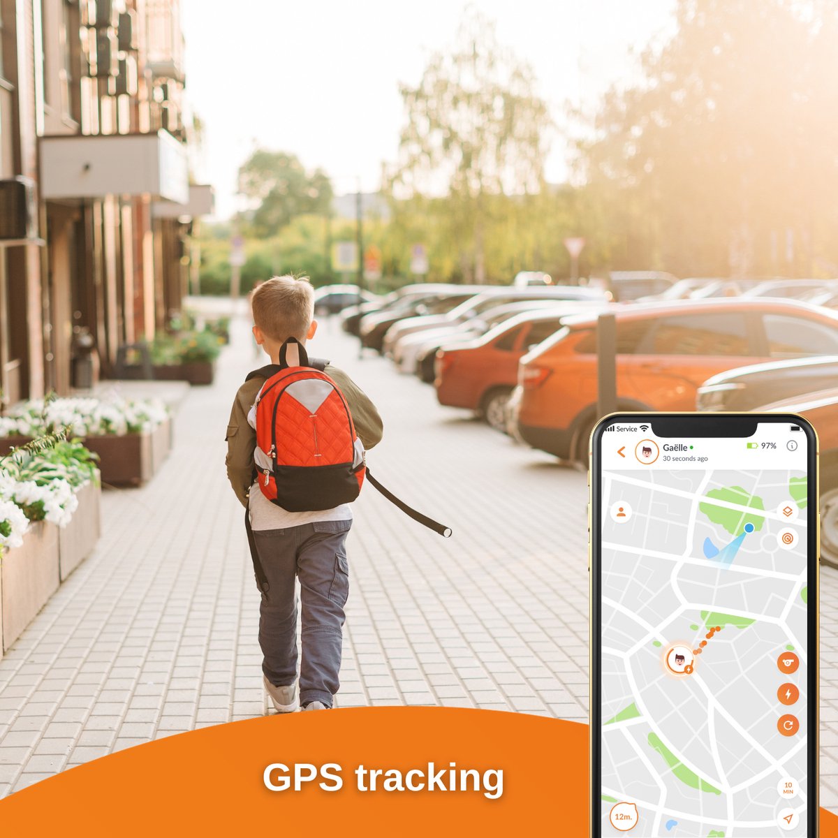 Tracker pour enfant Weenect Kids tracker GPS - Coquediscount