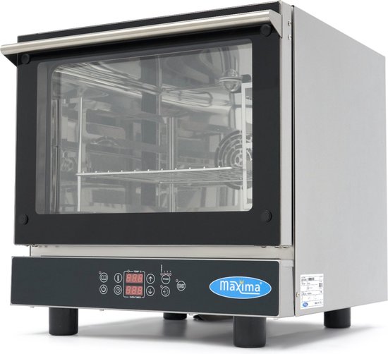 Maxima Combisteamer 4 x 2/3 GN Bakken Digitaal Display