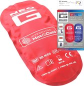 Neo G Kompres Warmte & Koude Therapie - 1 Hot/Cold Pack - Heat & Ice Packs voor Verwondingen - Herbruikbaar - Geschikt voor Spierontsteking, Gewrichtspijn en Verstuikingen - Dubbele Functie - Klasse 1 Medisch Hulpmiddel - Blauw/Rood