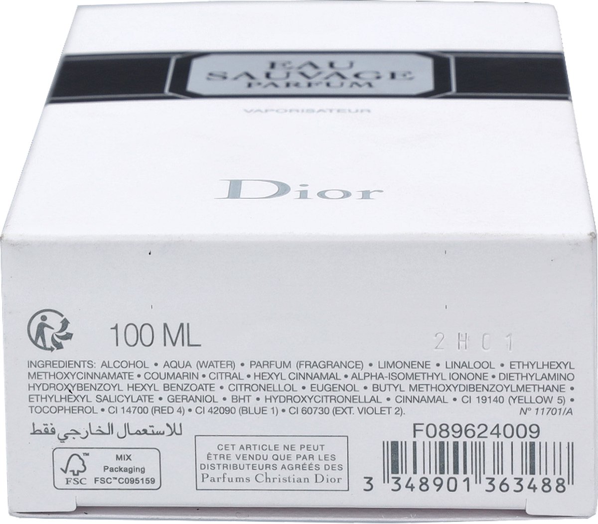 Dior Eau Sauvage Parfum Spray - Herenparfum met houtachtige en frisse noten - 100 ml – foto 2
