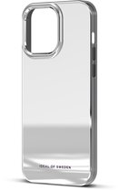 iDeal of Sweden Hoesje Geschikt voor iPhone 15 Pro Max - iDeal of Sweden Mirror Case - zilver