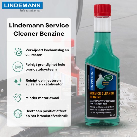 Lindemann Service Cleaner Benzine Reiniger 400ml – Injectie Reiniger Benzine  –... | bol