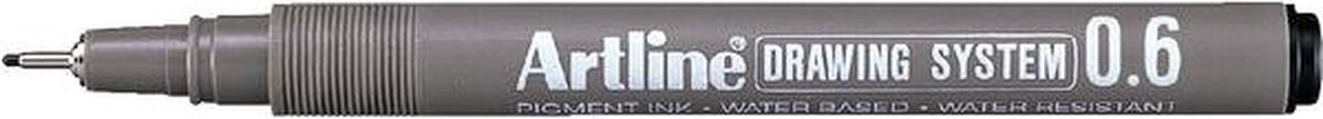 Tekenpen Artline Technische 0,6mm Zwart - Etui a