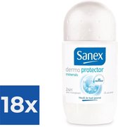 Sanex Dermo Protector Minerals Anti-Transpirant Deodorant Roller 50 ml - Voordeelverpakking 18 stuks