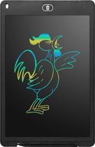 LCD tekenbord - Teken Tablet - 12 inch - Zwart - Multicolor scherm