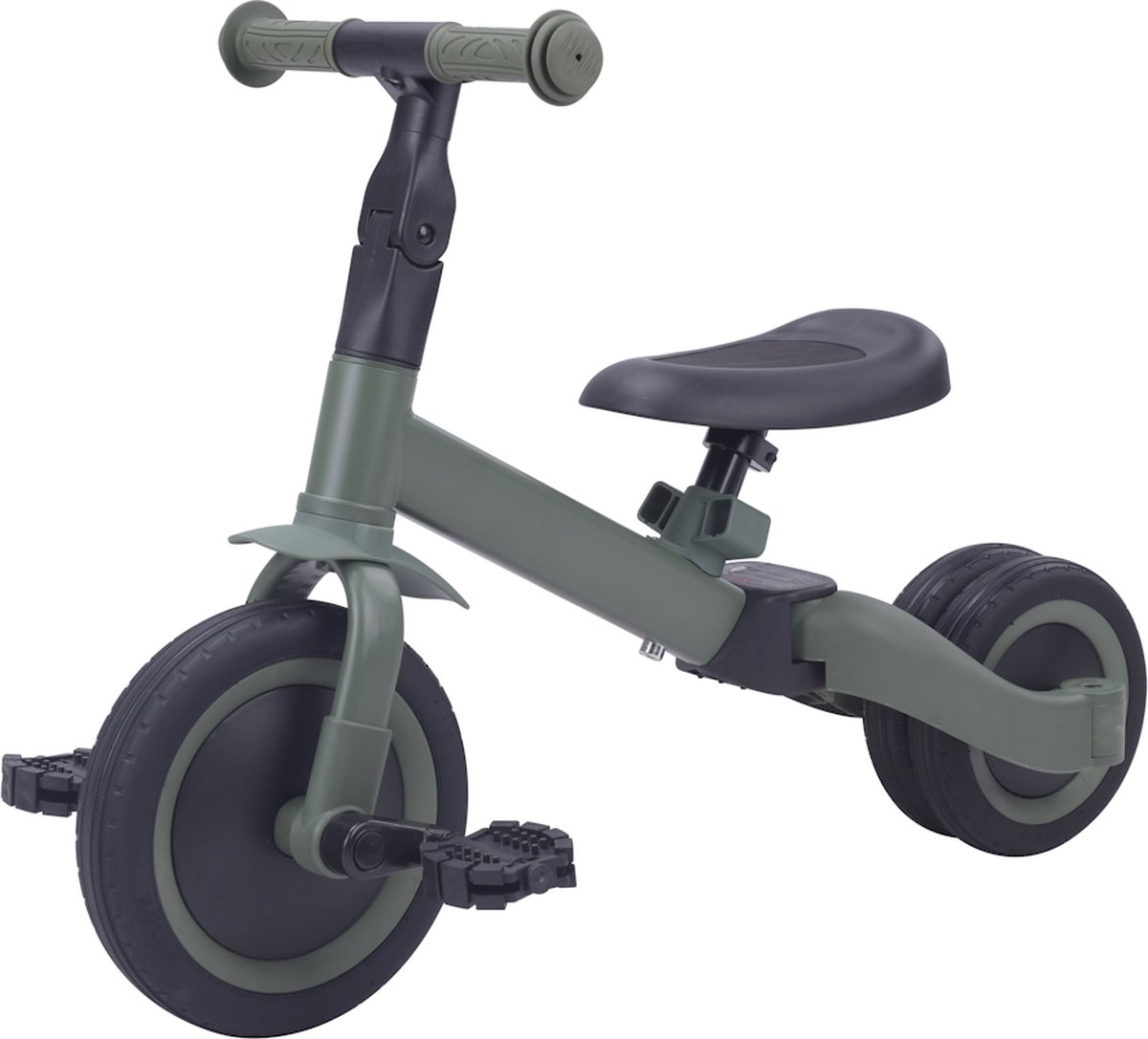 Topmark Kaya - 4 in1 Driewieler - Loopfiets - Balance Bike - Groen — afbeelding 12