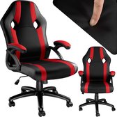 tectake® - bureaustoel gamingchair - luxe burostoel kantoorstoel - racingstoel burostoel gamestoel Goodman - zwart/rood
