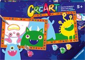 Ravensburger CreArt Silly Monsters - Schilderen op nummer voor kinderen