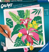 Ravensburger CreArt Tropical Plants - Schilderen op nummer voor volwassenen