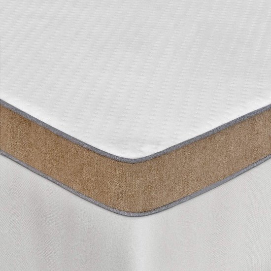 BedStory 140x200cm Topper - 7.5 cm Gel Schuim Geheugen Topper - Orthopedische Matras Topper voor Matrassen, Box Spring Bed, Slaapbank, met Afneembare Hoes