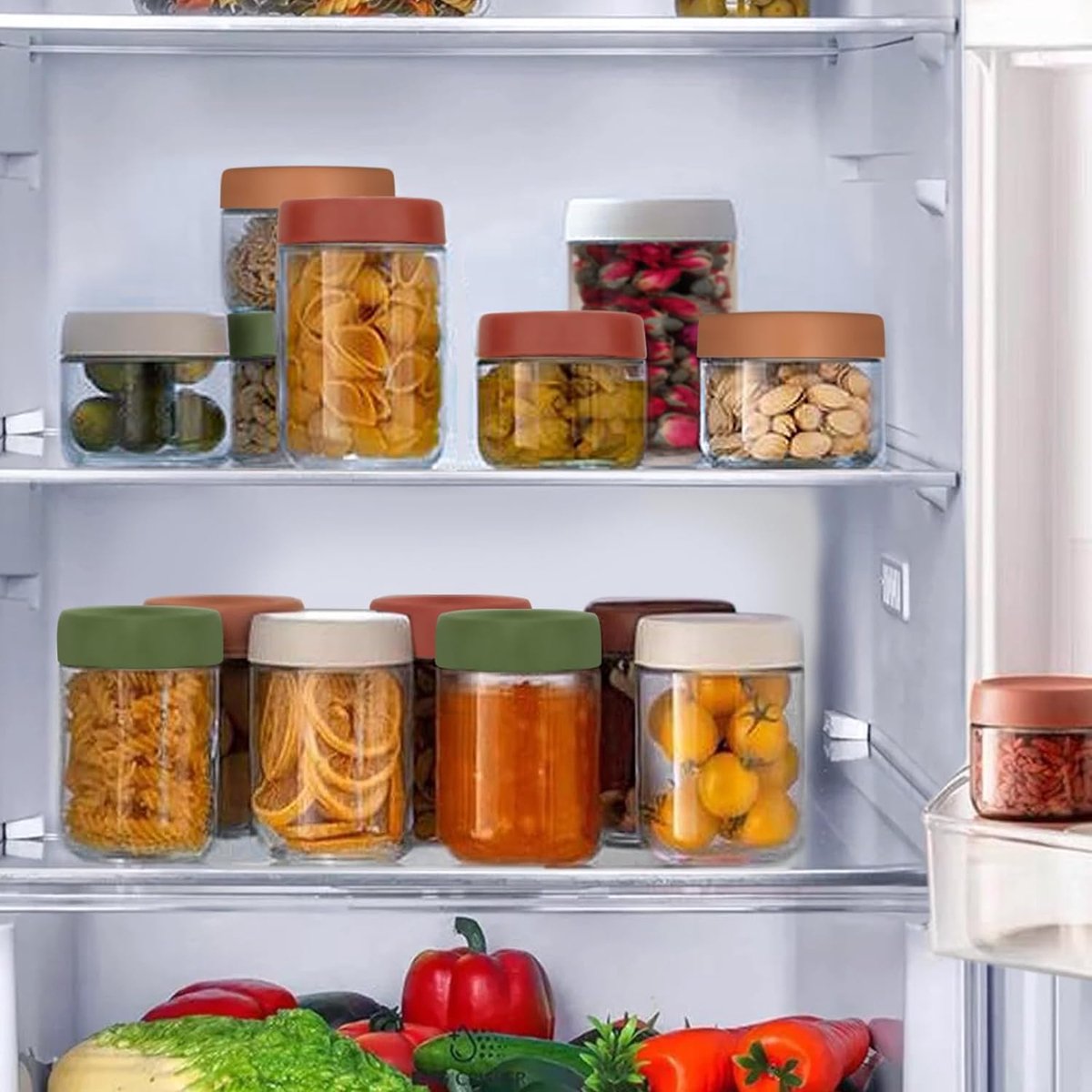 HomArtist 2 stuks 24 oz nachthavercontainers met deksels, glazen potten met bamboe deksels, glazen maaltijdbereidingspotten met luchtdichte deksels voor yoghurt, salade, chie, brede mond metselaarpot HomArtist 2 stuks 24 oz nachthavercontainers met deksels, glazen potten met bamboe deksels, glazen maaltijdbereidingspotten met luchtdichte deksels voor yoghurt, salade, chie, brede mond metselaarpot