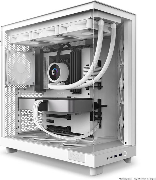 NZXT H6 Flow - Wit