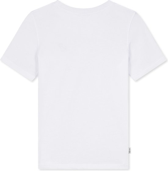 A-dam Ingrid - T-shirt - Katoen - Korte Mouw - Dames - Wit - XS