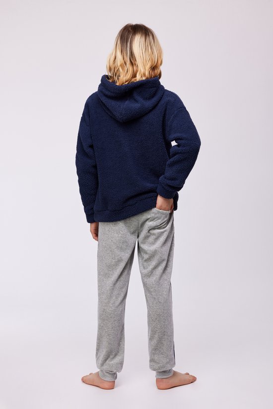 Heren Fleece Pyjama Fluwelen Set Thermische Winter Warme Pyjama Tops Lange Mouwen Ronde Hals Huiskleding Plaid Plaid Nachtkleding Grote Maat Zacht Comfortabel M-3XL, Zwart geruit, XXL