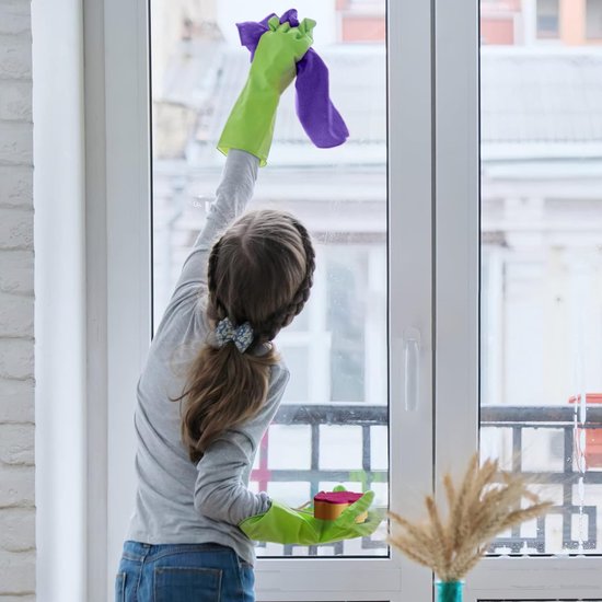 Theo Klein 6571 Leifheit-bezemset, 3-delig I veegset voor kinderen met bezem, veger en blik I Speelgoed voor kinderen vanaf 3 jaar