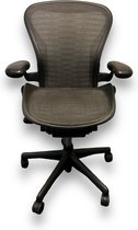 Herman Miller Aeron Tuxedo Pellicle Netweave bureaustoel - met vaste armen - met garantie
