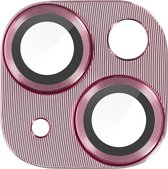 Camera van gehard glas voor iPhone 15 en 15 Plus, Enkay - Roze