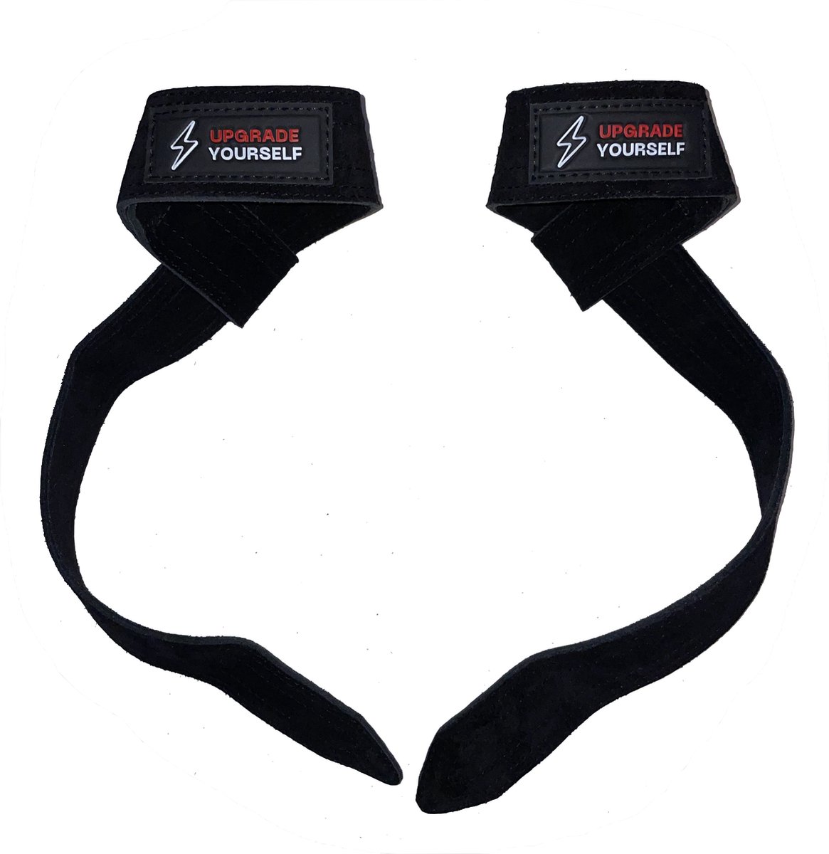 Upgrade Yourself Leather Lifting Straps - Leren Lifting Straps - A-Merk - Deadlift Straps - Echt Leer - Gym Straps - Lift Straps - Echt Leder