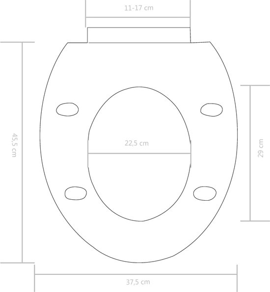 vidaXL Abattant WC à fermeture en douceur Libération rapide Carré -  Accessoires salles de bain et WC - Achat & prix