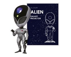 Eldur® Alien Sterren Projector - Sterrenhemel - Galaxy projector - Voice Interaction - Met Afstandsbediening