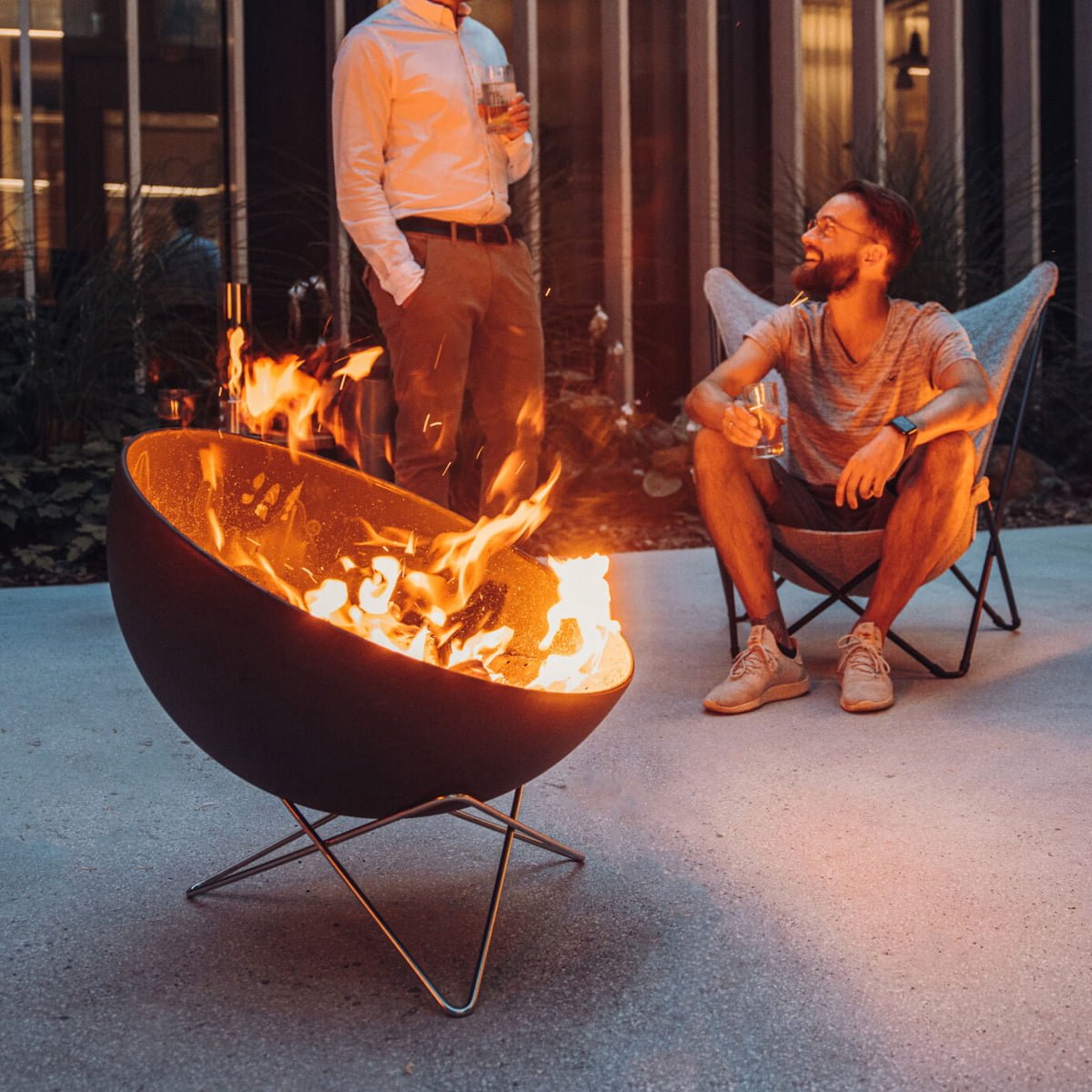 Höfats Bowl 70 Fire Bowl Plancha Set High