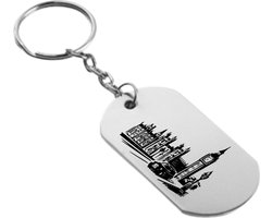 Akyol - london sleutelhanger - London - london iemand die van reizen houd engeland vakantie uk - london iemand die van reizen houd engeland vakantie uk - 54 x 29mm