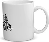 Akyol - Mug grande soeur avec impression - soeur - soeur aînée - cadeau - anniversaire - soeur aînée - famille - capacité 350 ML