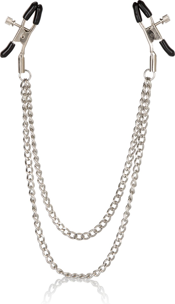 Goedkoopste CalExotics - Tiered Nipple Clamps - Bondage / SM Nipple clamps Metaal