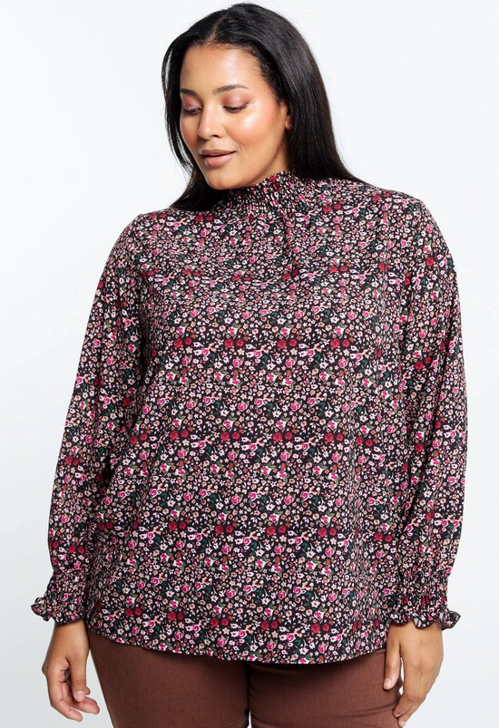 H&M H & M - Off-the-shoulderjurk met smokwerk - Geel - Nu 20% korting