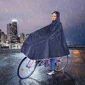 Waterdichte fietsregenponcho: fiets compacte regencape met capuchon, draagbare lichte regenjas, herbruikbare fietsenregenponcho voor fietsen, mountainbikes, elektrische fietsen,