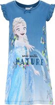 Disney Frozen Nachthemd - Korte Mouw - Blauw - Maat 110 (tot 5 jaar)