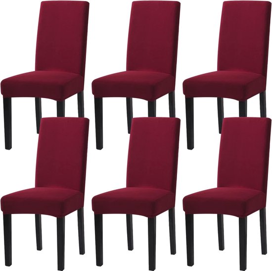 Ystyle Stretch Stoelhoezen 4 Stuks, Moderne Elastische Stoelhoes Eetkamerstoel, Verlengbare Stoelhoes, Afneembare Wasbare Stoelbekleding Voor Thuis Restaurant Hote, Roze