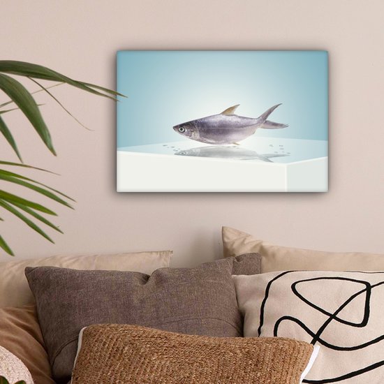 Tableau sur Toile Un Bar Brillant - 30x20 cm - Décoration murale