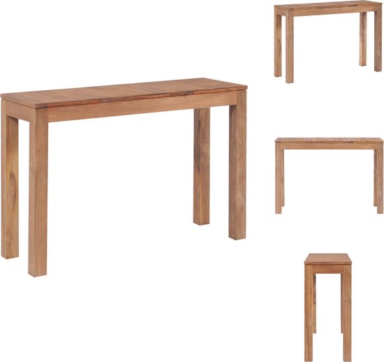Massief teakhouten tv meubel 280cm - Specialist in Teak Maatwerk