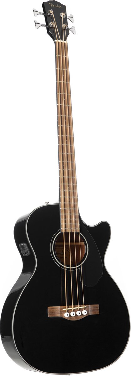 Fender CB-60SCE Black - Akoestische basgitaar
