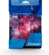 Case2go - Tablet hoes geschikt voor Lenovo Tab M11 - Tri-Fold Book Case - Auto/Wake functie - Galaxy