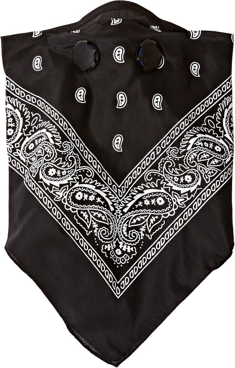 Universeel stofmasker bandana zwart XL