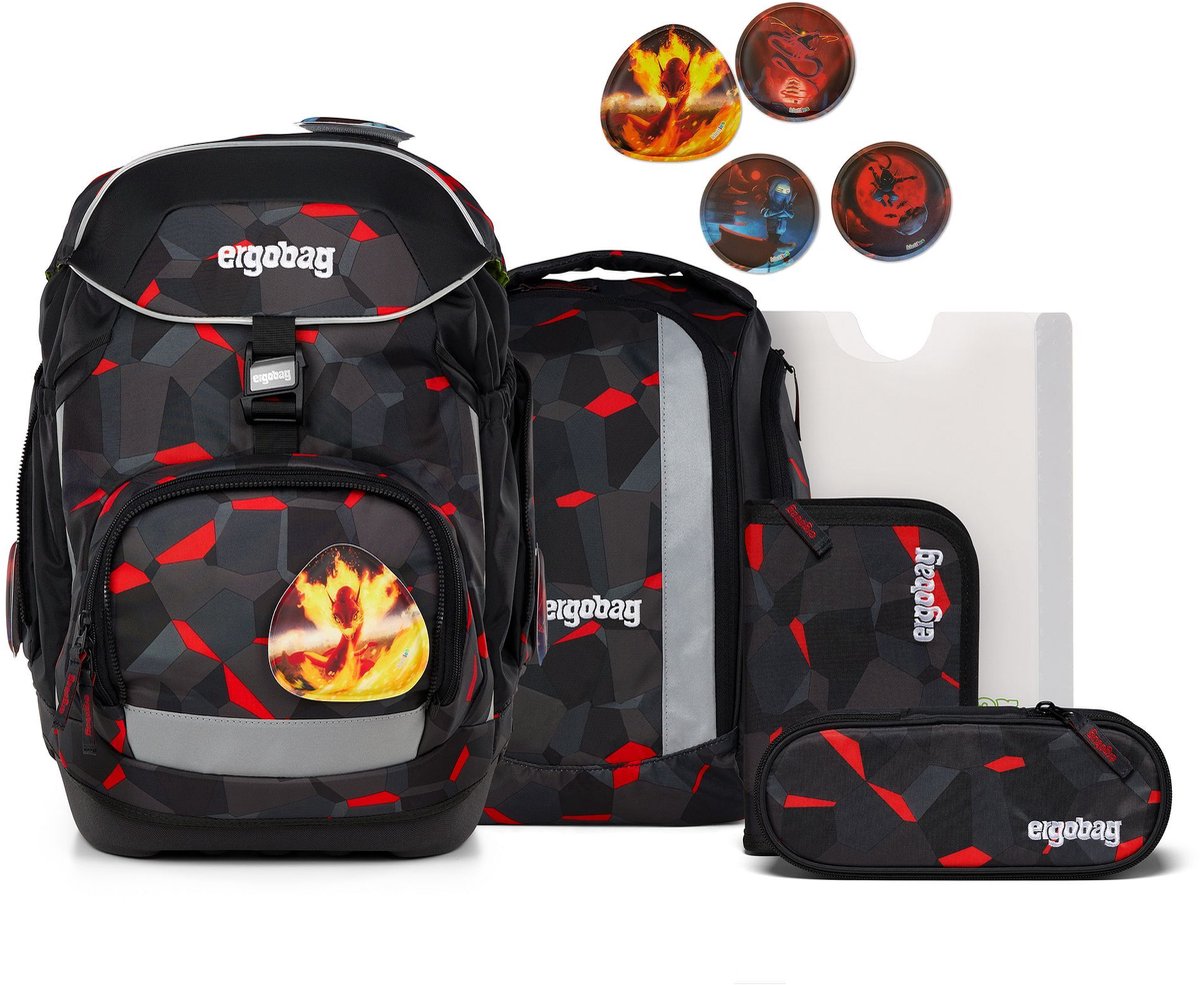 ergobag Schooltas Pack-Set 6-delig TaekBärdo Zwart