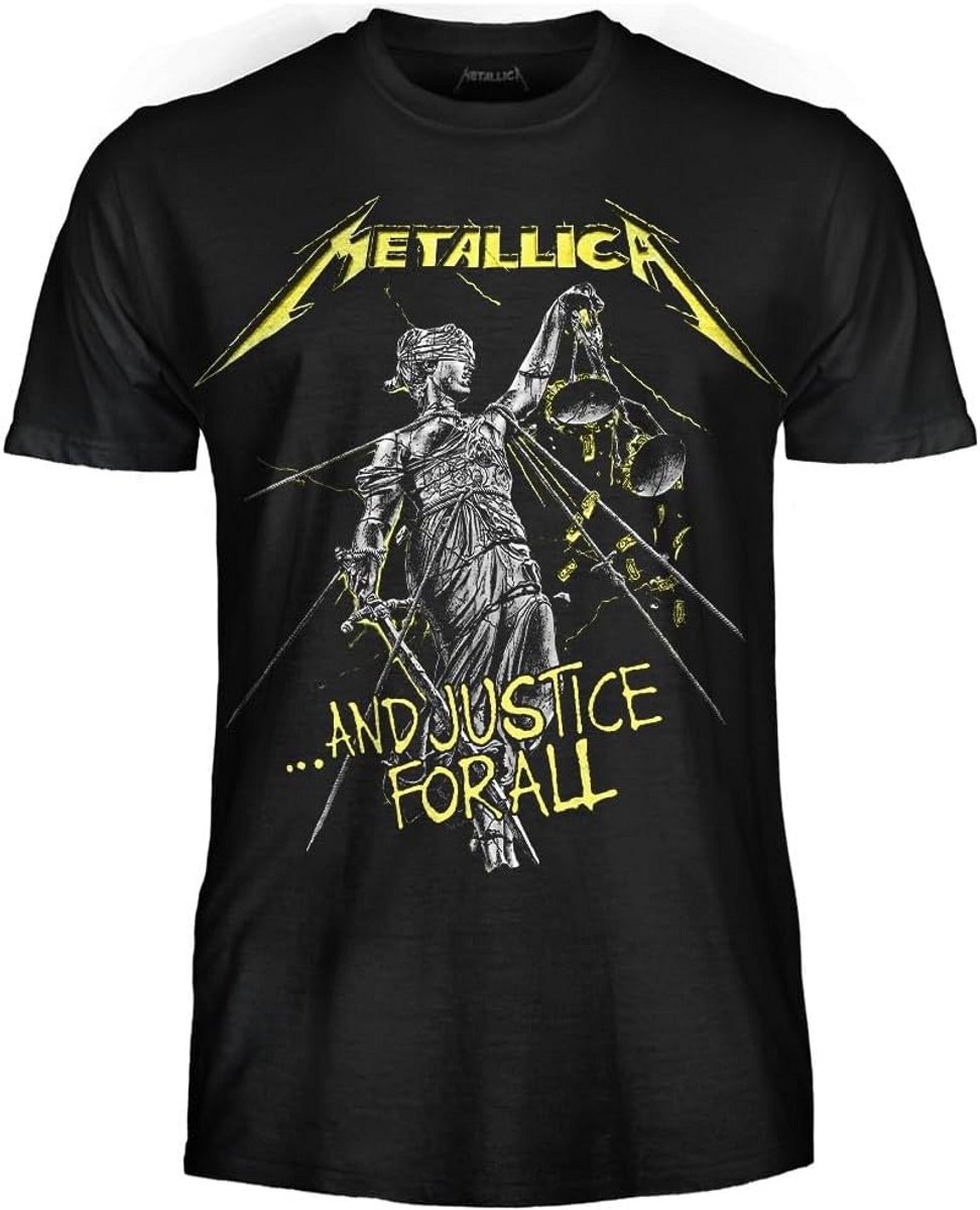 ...And Justice for All T-shirt met albumart - Heavy Metal rockshirt voor volwassenen en jongens
