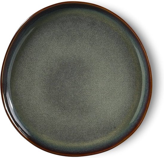 Stone rood - set van 6 platte borden