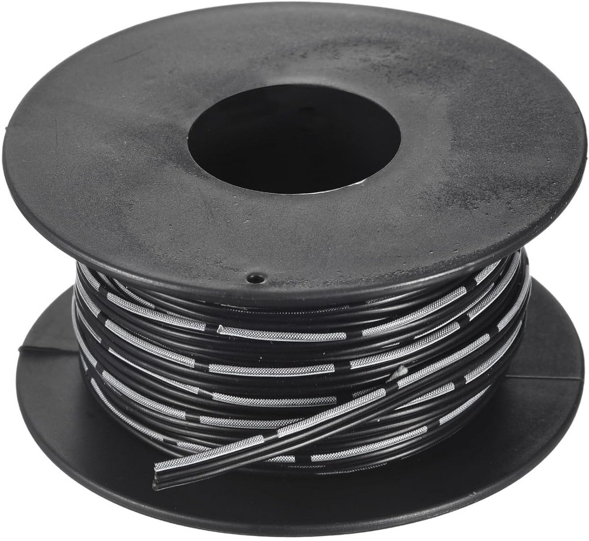 3-polige Siliconen Lintkabel 30 AWG Plat Zwart 10 Meter voor Elektronica en Modelbouw