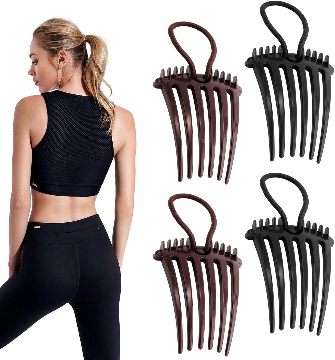 Ronte - Haarkam Set voor Volume-Inzetkammen en Haarstylingaccessoires