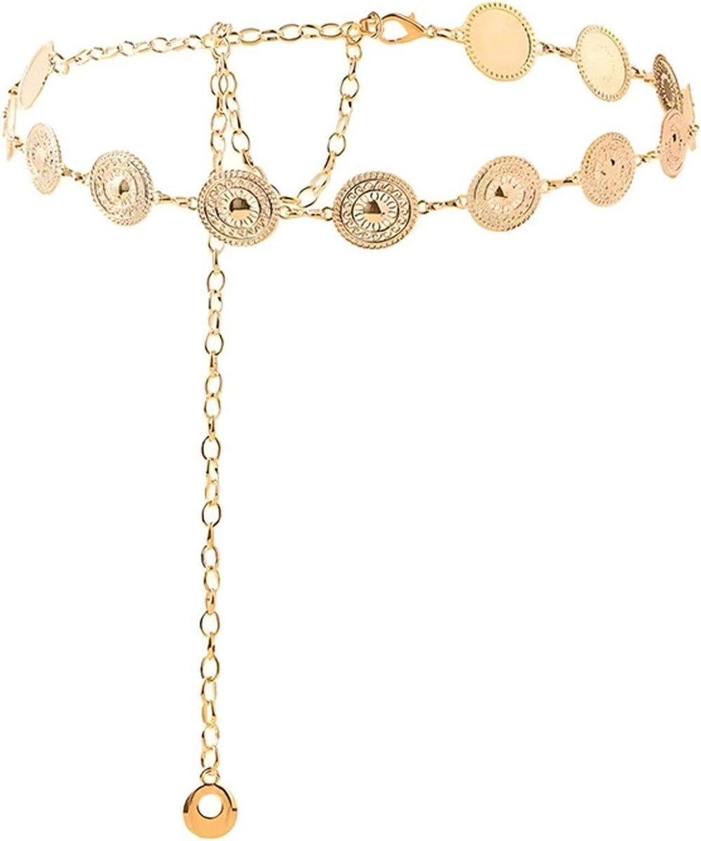 Ronte - Ketting met Concho Riem in Boho Stijl voor Land Concert Outfit