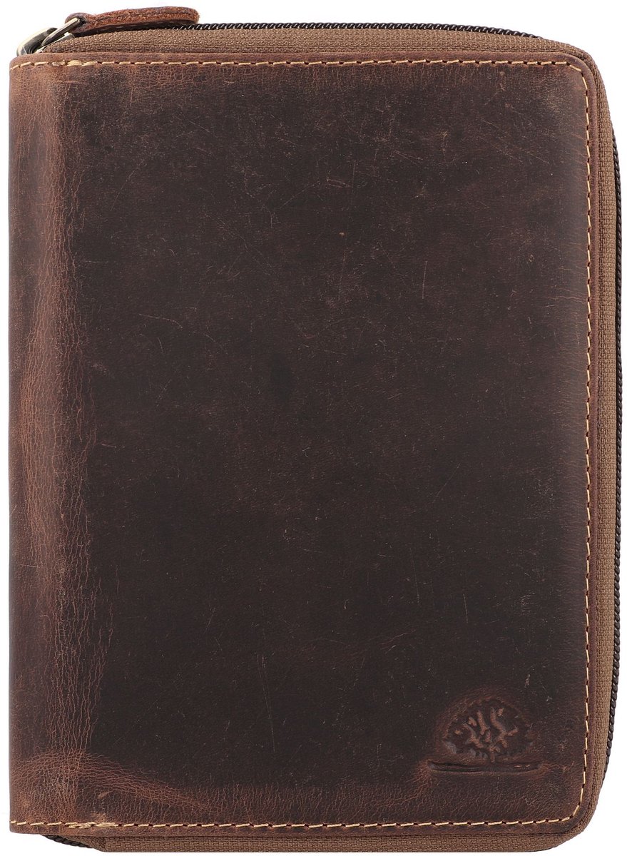 Greenburry Vintage Identiteitskaart etui Leer 9.5 cm - brown