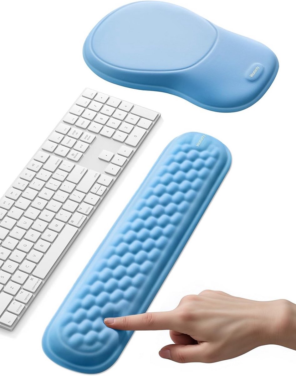 Polssteun voor Toetsenbord en Muis - Verstelbare Polssteun voor Ergonomisch WERK