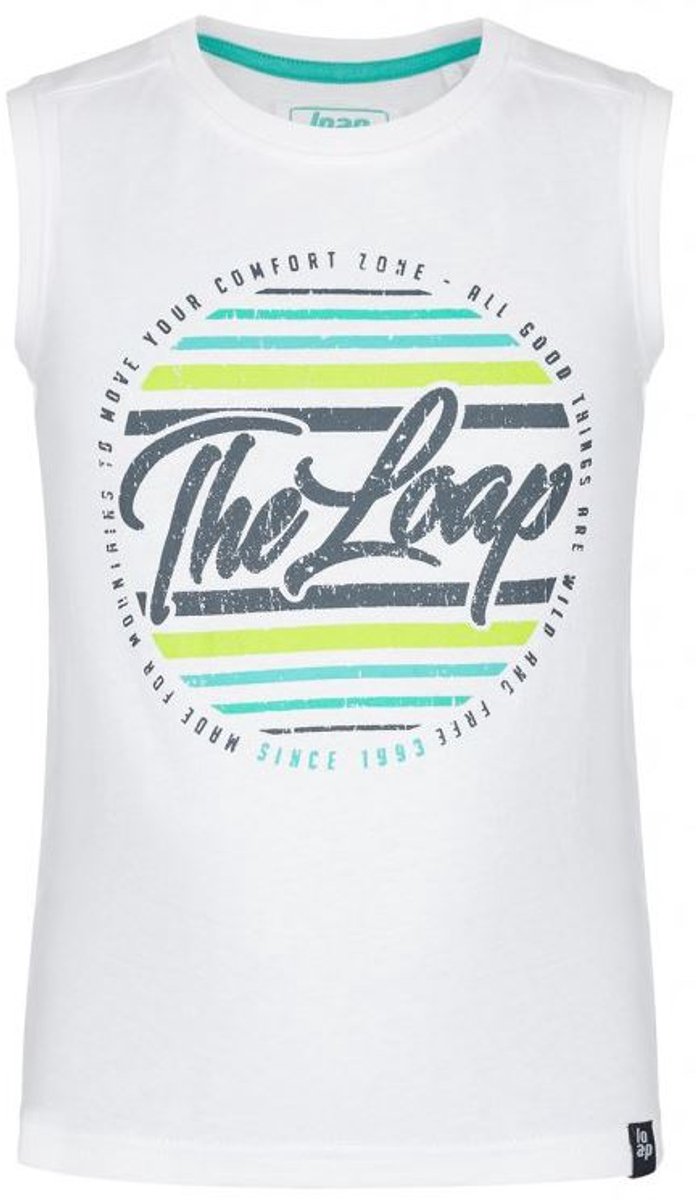 Kindertanktop Loap Bafr Wit - 152
