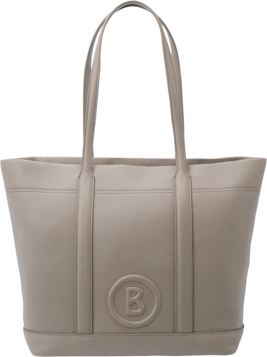 Bogner Cuir Sac à épaule Sac shopper Bozen Zeta Shopper Simply Taupe