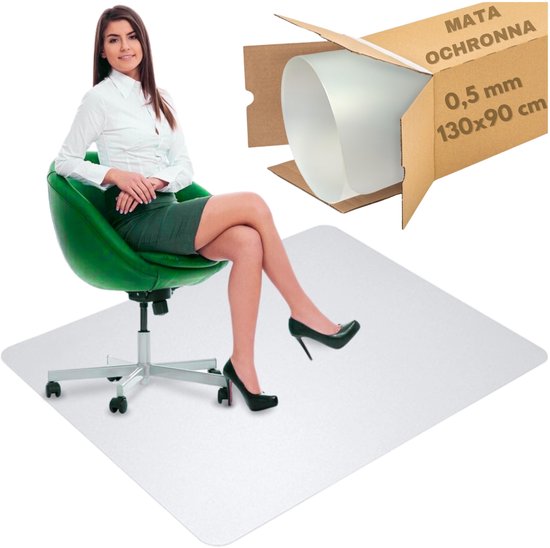 Zolta - Tapis de protection Pour Chaise - 130x90 cm - Polypropylène