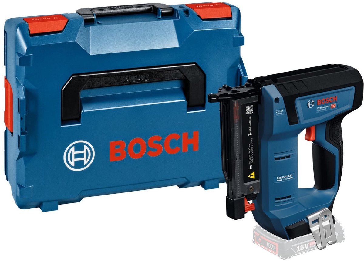 Bosch Professional GNH 18V-35 Accu pin tacker 23Ga 18V Basic Body in L-Boxx - 0601482701